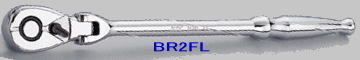 長さ190mm6.3sq首振りロングラチェットBR2FL